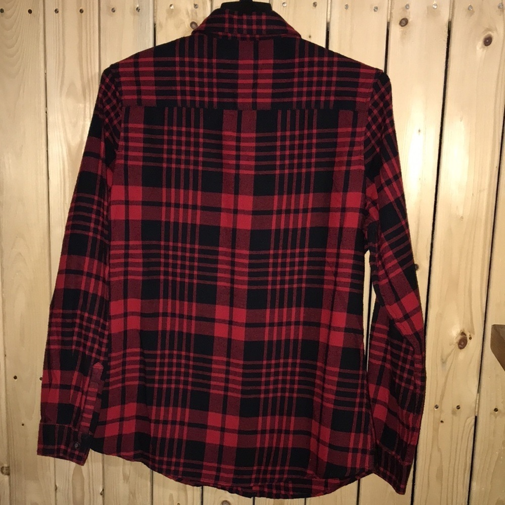 Field & Stream Red Black Plaid Shirt M - Picture 6 of 6